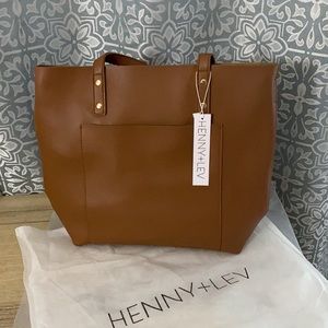 NWT Vegan Leather 2-in-1 Everyday Tote by HENNY + LEV